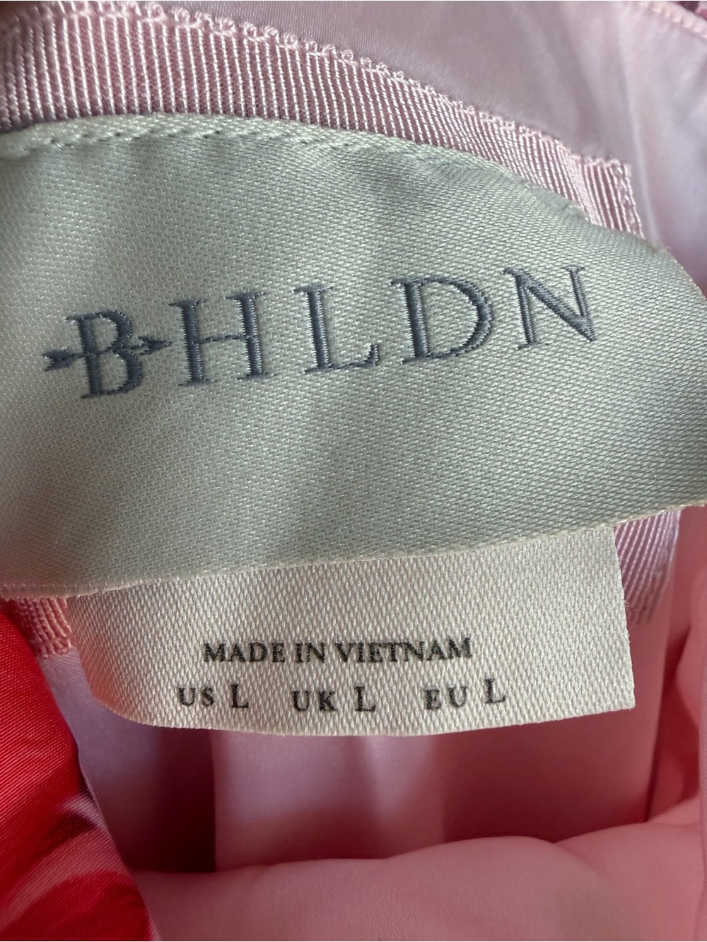 BHLDN Pink Floral Ruched Midi Dress - Picture 6 of 8